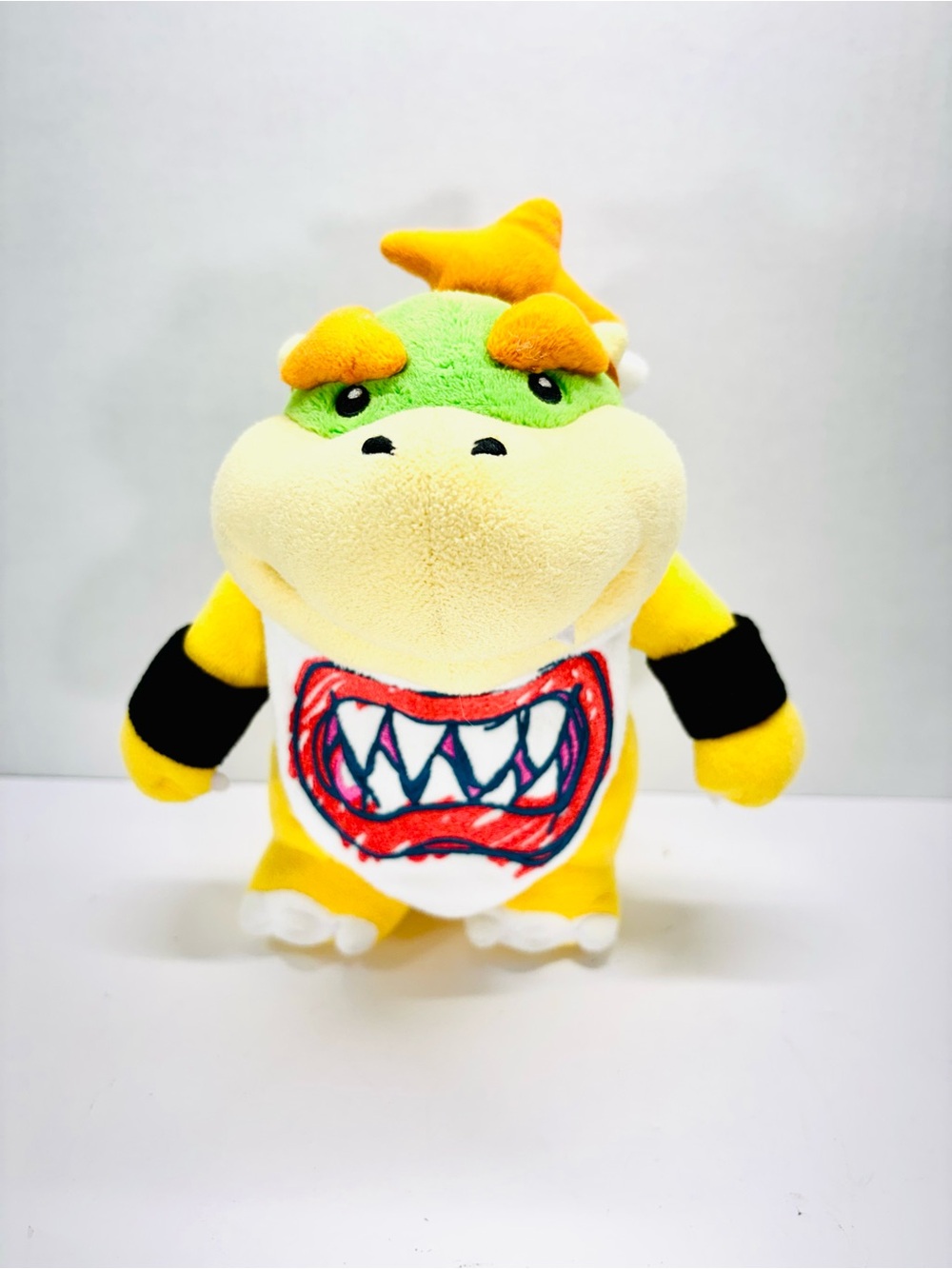 Bowser Jr. Super Mario Bros Sanei Plush 9" Toy Doll Japan Koopa